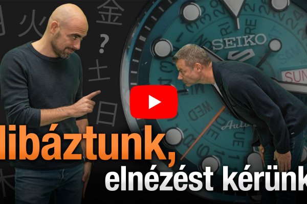 Hibáztunk, elnézést kérünk! - Seiko Boutique TV - S03E11