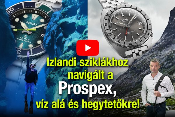 Izlandi sziklákhoz navigált a Prospex, víz alá és hegytetőkre!