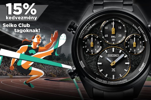 15% kedvezmény a Seiko Club tagoknak