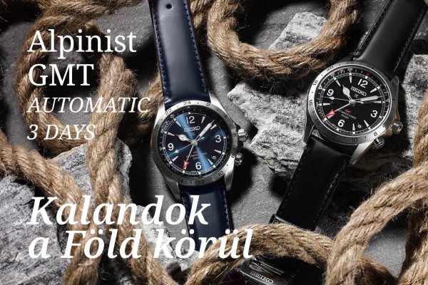 Alpinist Automatic 3 days GMT - Kalandok a Föld körül