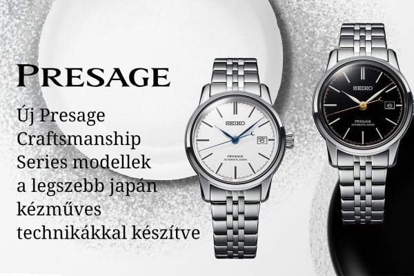 A tradíciók útján a jövőbe - Új Presage Craftsmanship Series modellek a legszebb japán kézműves technikákkal készítve