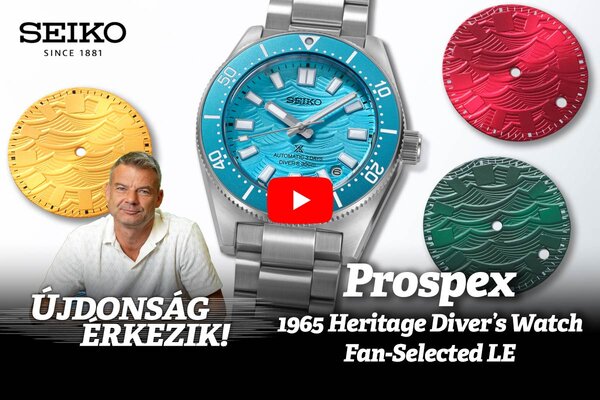 Újdonság érkezik! Prospex 1695 Heritage Diver's Watch Fan-Selected Limited Edition