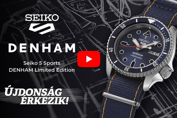 Újdonság érkezik! Seiko 5 Sports DENHAM Limited Edition SRPL35K1