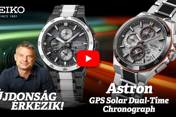 Újdonság érkezik! Seiko Astron GPS Solar Dual-Time Chronograph