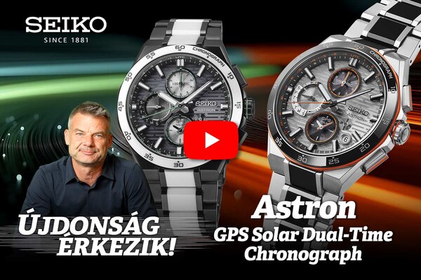 Újdonság érkezik! Seiko Astron GPS Solar Dual-Time Chronograph