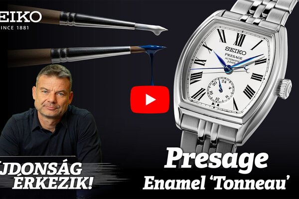 Újdonság érkezik! Seiko Presage Enamel 'Tonneau'