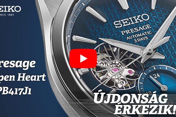 Újdonság Érkezik! - Seiko Presage Sharp Edged Open Heart SPB417J1