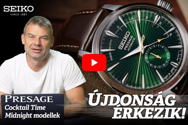 Újdonság Érkezik! - Seiko Presage Cocktail Time Midnight modellek: SSA459J1 és SRPK15J1