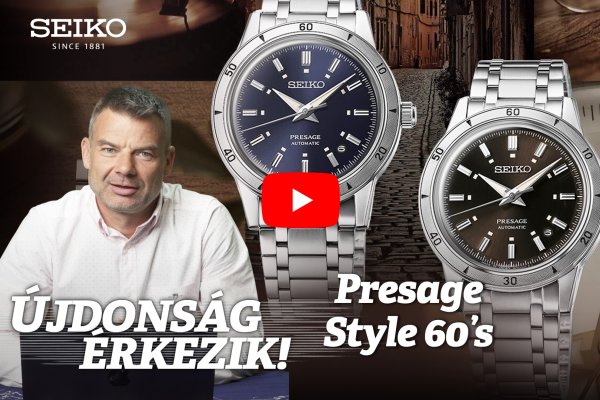 Újdonság Érkezik! Seiko Presage Style 60's SRPL07J1 / SRPL09J1