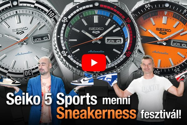 Seiko 5 Sports menni Sneakerness fesztivál!