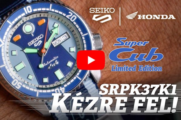Kézre Fel! - Seiko 5 Sports 55th Anniversary Super Cub Limited Edition SRPK37K1