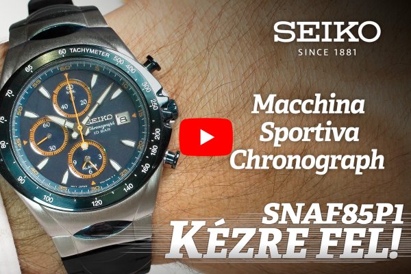 Kézre Fel! Macchina Sportiva Chronograph SNAF85P1