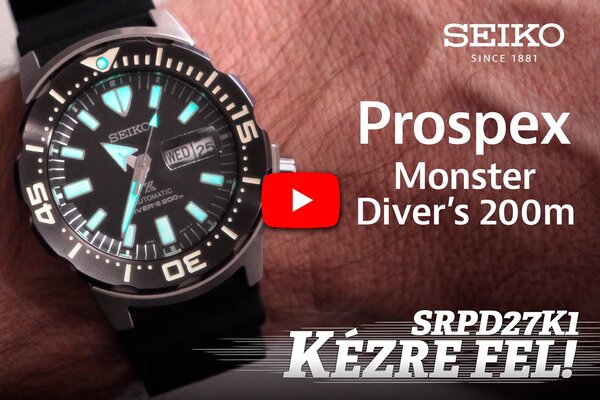 Kézre fel! Prospex Monster Diver's 200m SRPD27K1