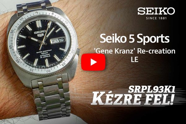 Kézre fel! Seiko 5 Sports 'Gene Kranz' Re-creation limited edition SRPL93K1