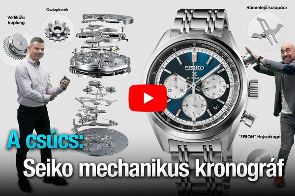 A csúcs: Seiko mechanikus kronográf - Seiko Boutique TV S05E15