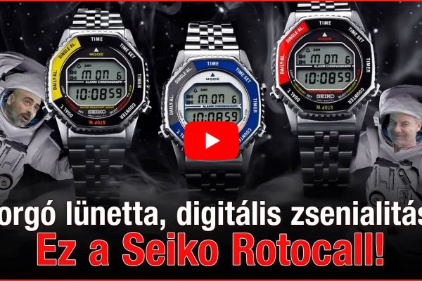 Forgó lünetta, digitális zsenialitás! Ez a Seiko Rotocall! Seiko Boutique TV S06E15